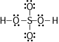 Step 3 in Lewis Structure of H2SO4